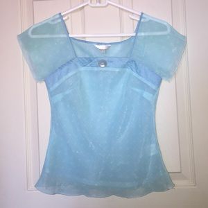 Super Cute & Delicate Light Blue Top Women’s XS